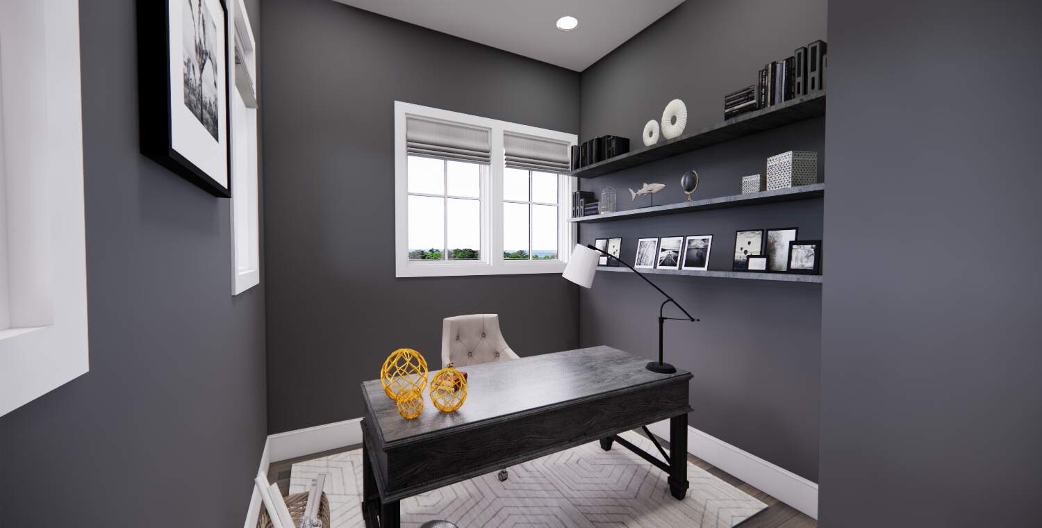 Home Office of this 4-Bedroom,2743 Sq Ft Plan -165-1170