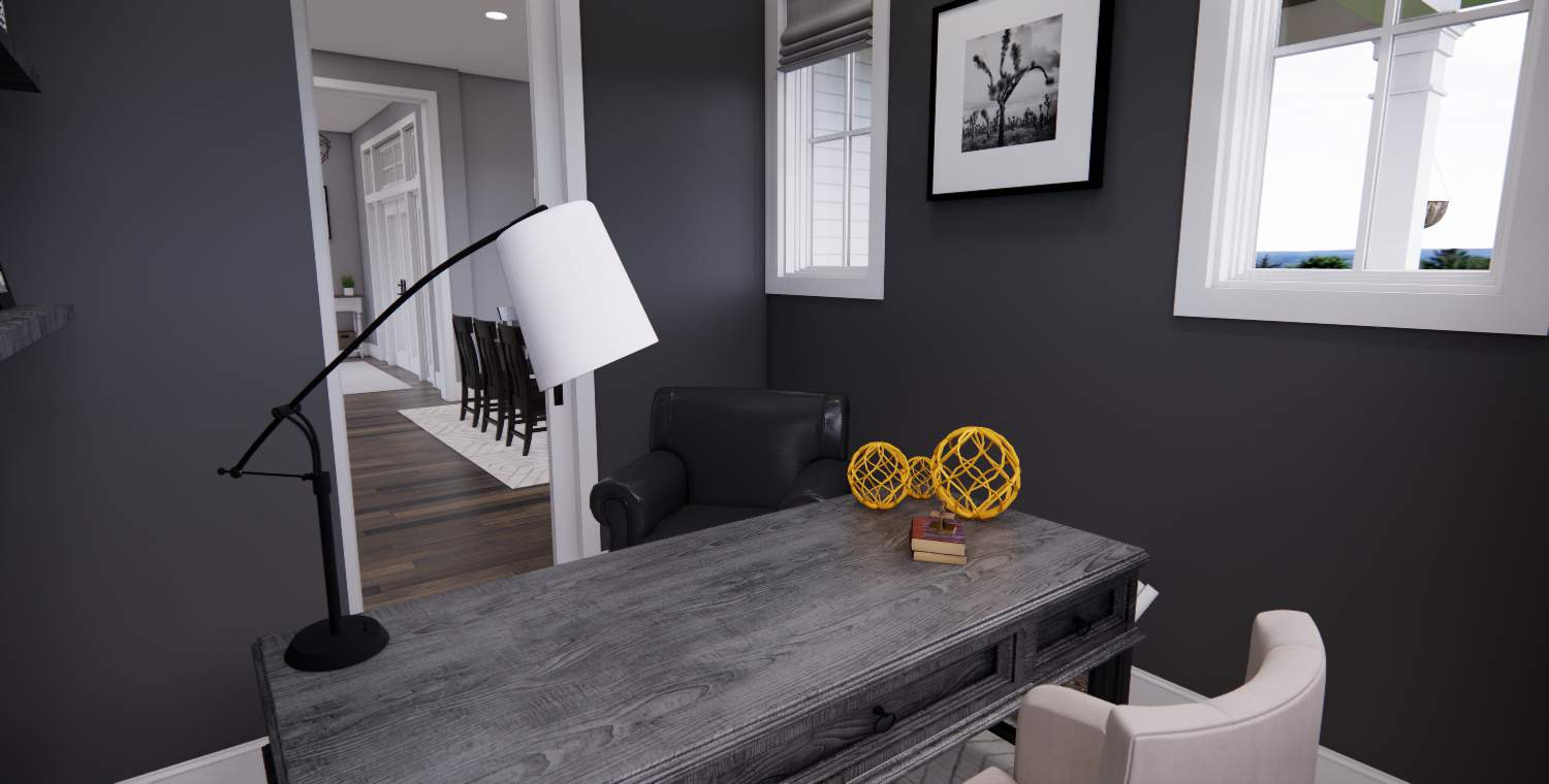 Home Office of this 4-Bedroom,2743 Sq Ft Plan -165-1170