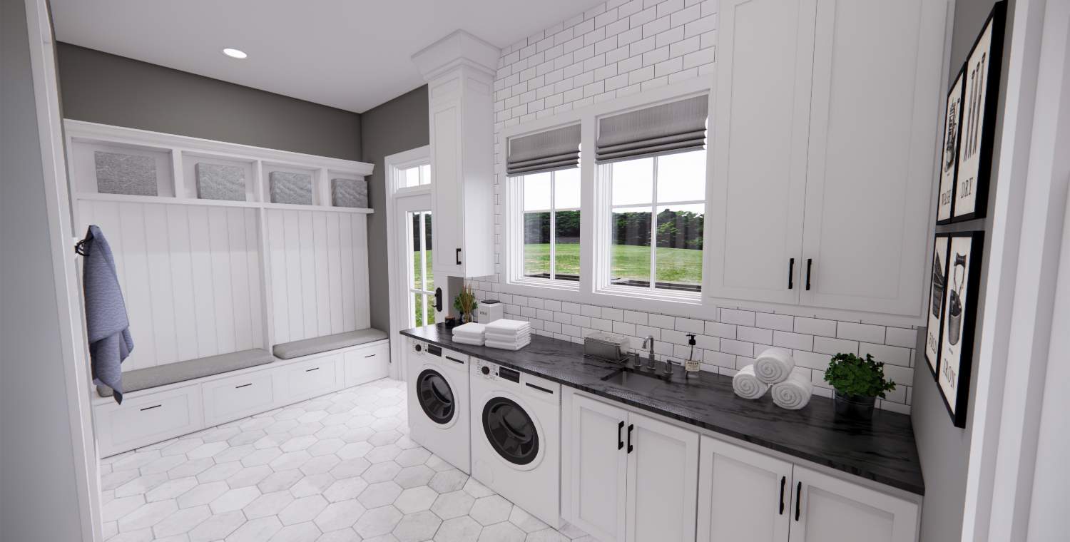 Mudroom of this 4-Bedroom,2743 Sq Ft Plan -165-1170