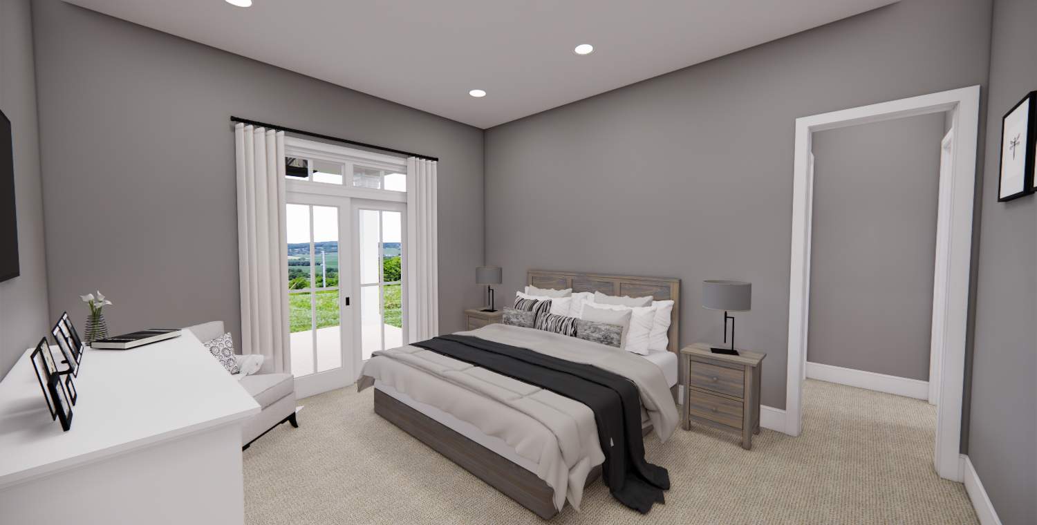 Bedroom of this 4-Bedroom,2743 Sq Ft Plan -165-1170