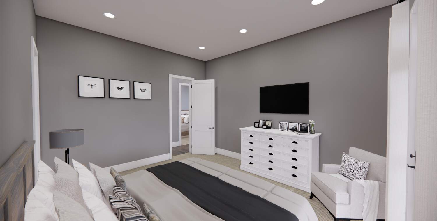 Bedroom of this 4-Bedroom,2743 Sq Ft Plan -165-1170