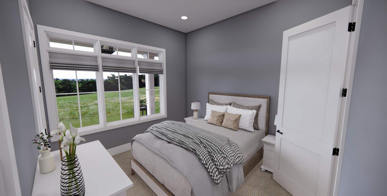 Bedroom of this 4-Bedroom,2743 Sq Ft Plan -165-1170