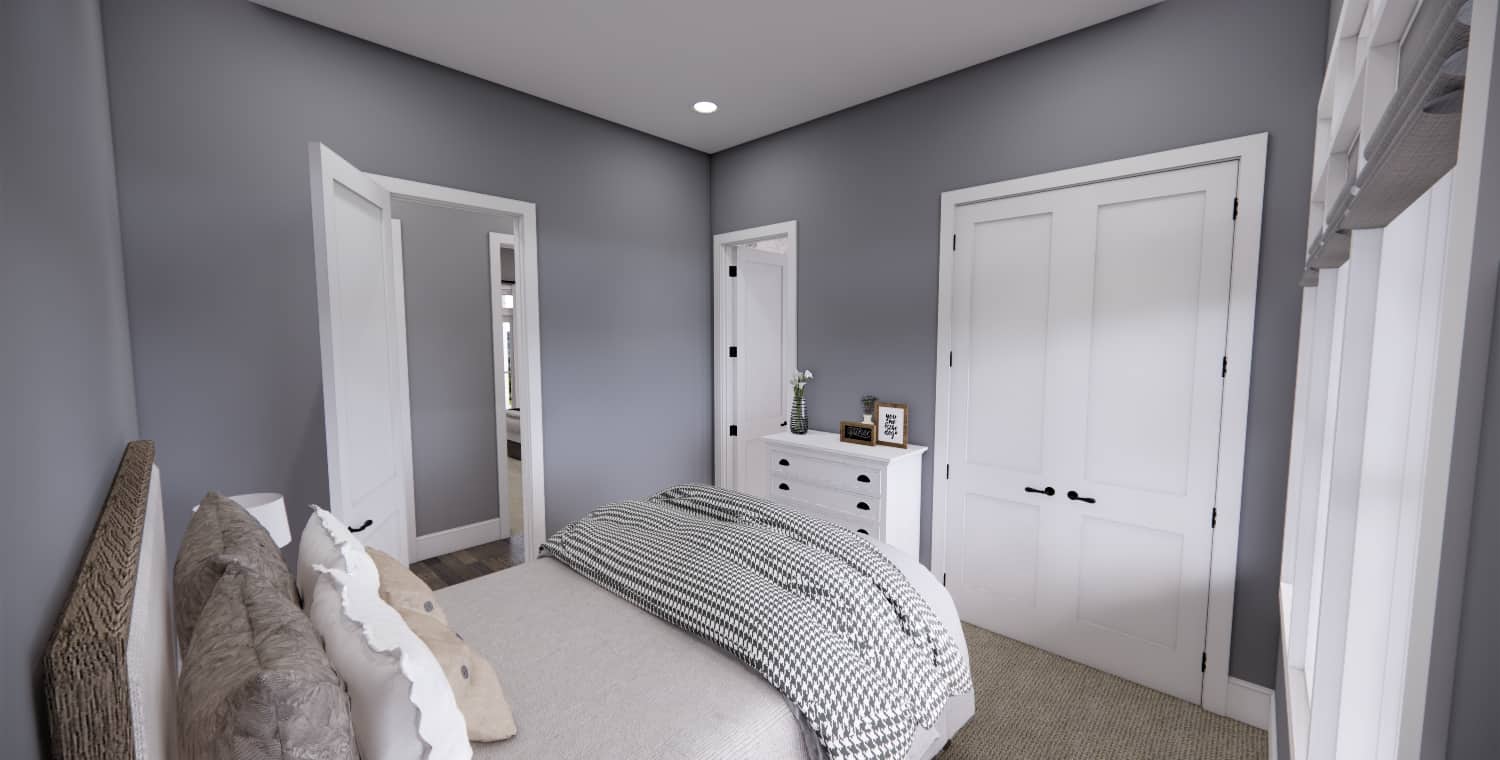 Bedroom of this 4-Bedroom,2743 Sq Ft Plan -165-1170