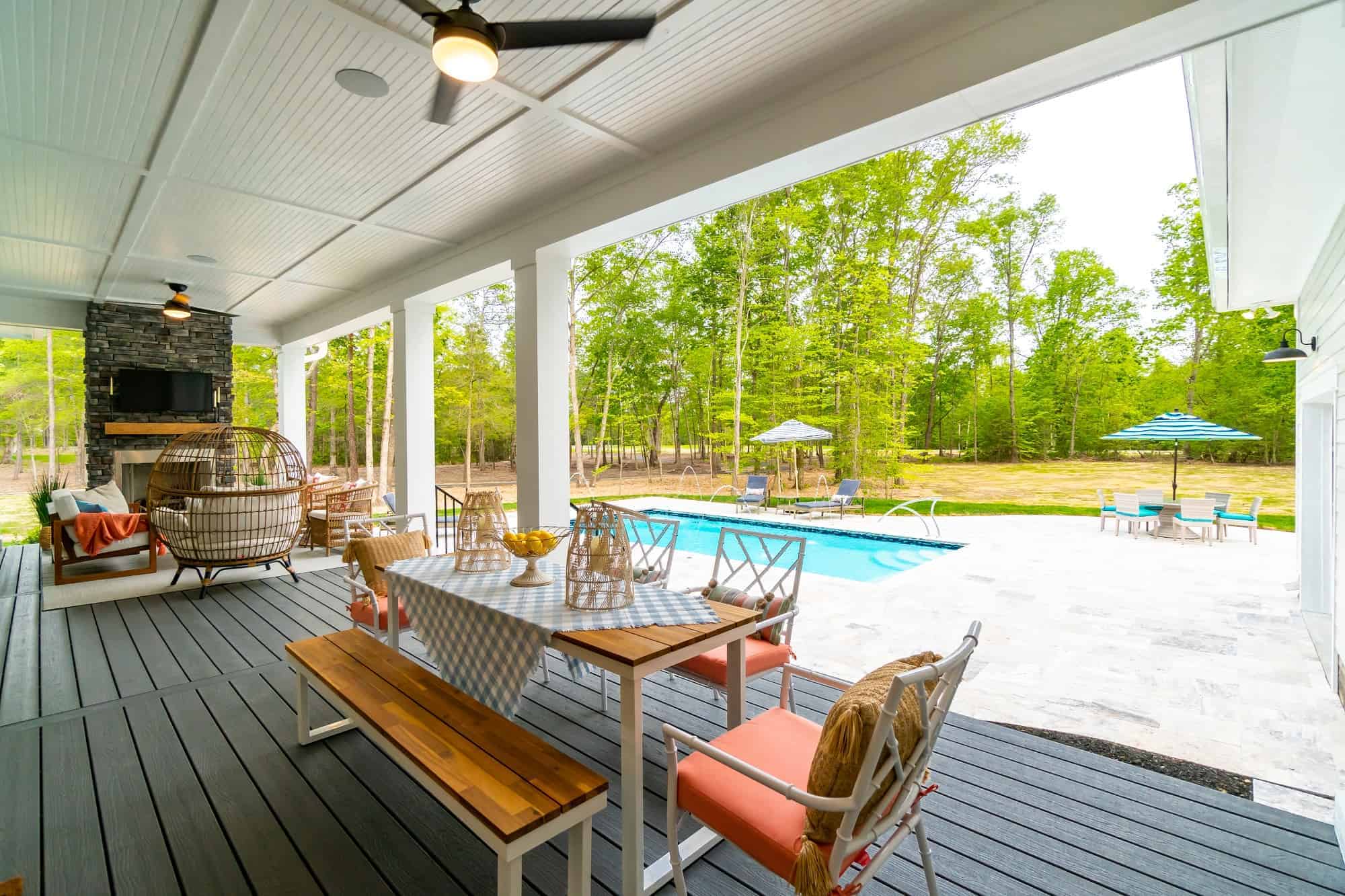 Porch of this 4-Bedroom,3952 Sq Ft Plan -165-1175