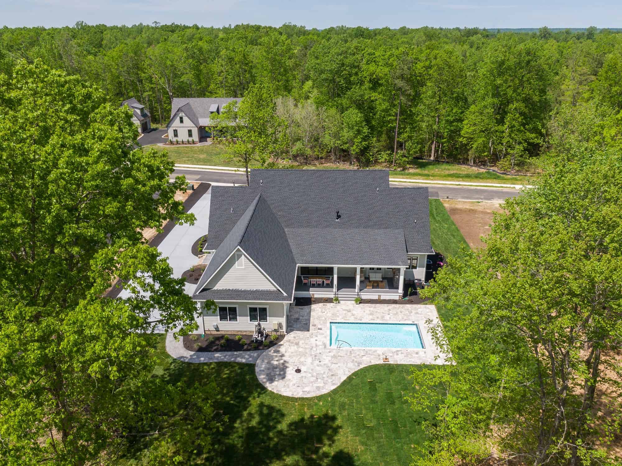 Aerial View of this 4-Bedroom,3952 Sq Ft Plan -165-1175