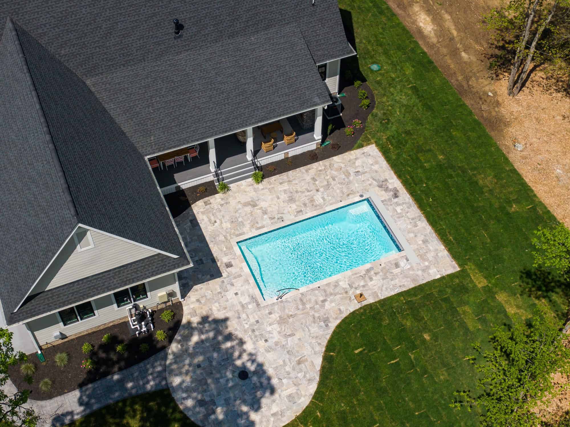 Aerial View of this 4-Bedroom,3952 Sq Ft Plan -165-1175