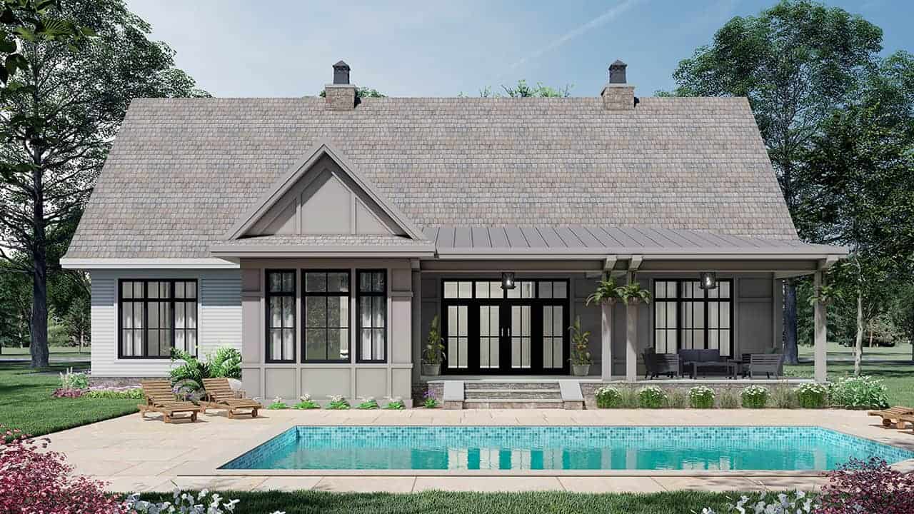 Pool of this 3-Bedroom, 2136 Sq Ft Plan - 165-1181