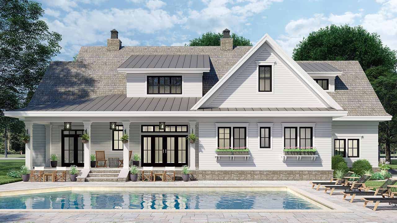 Pool of this 4-Bedroom, 2862 Sq Ft Plan - 165-1182