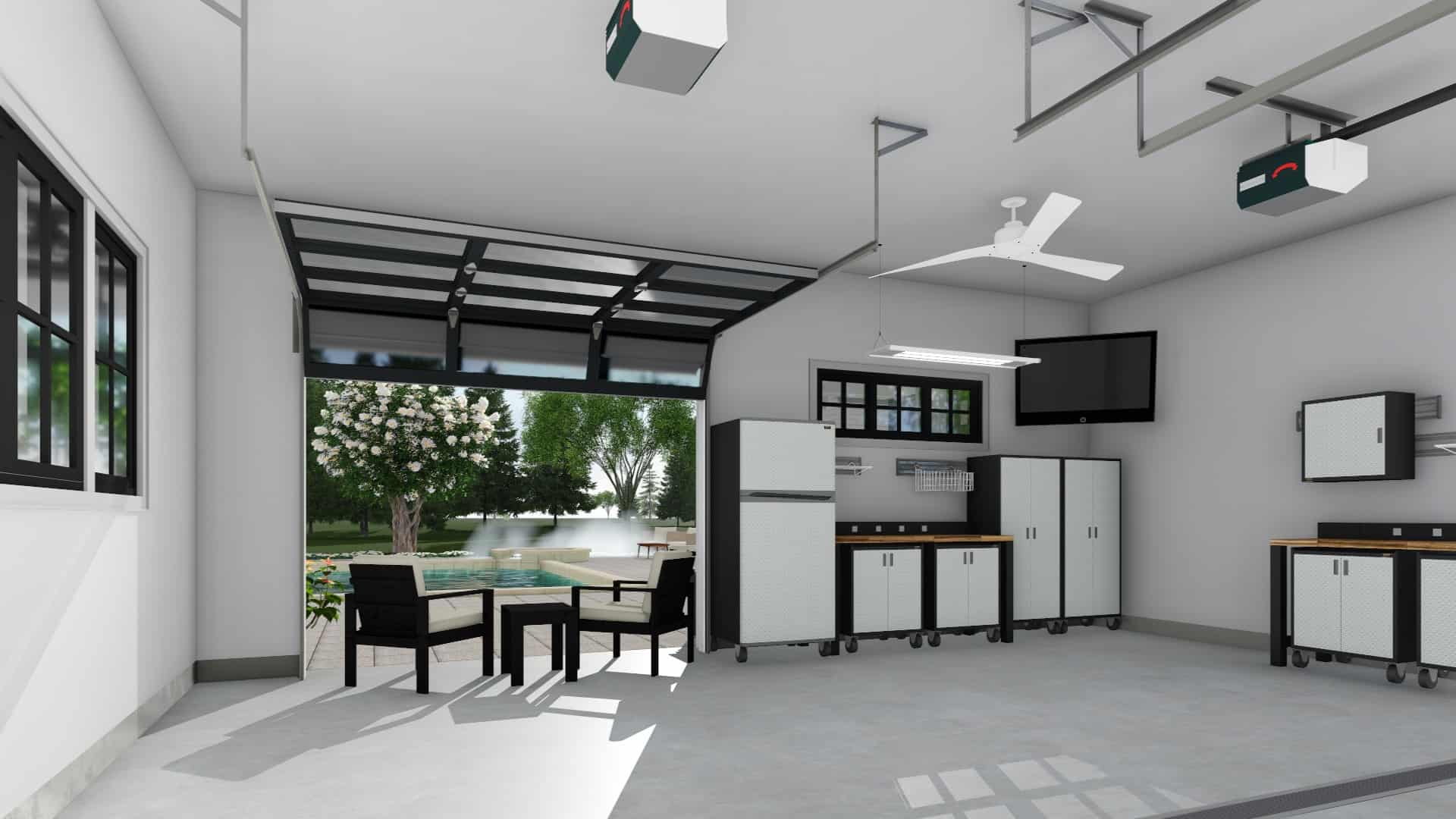 Garage of this 3-Bedroom, 2287 Sq Ft Plan - 165-1183