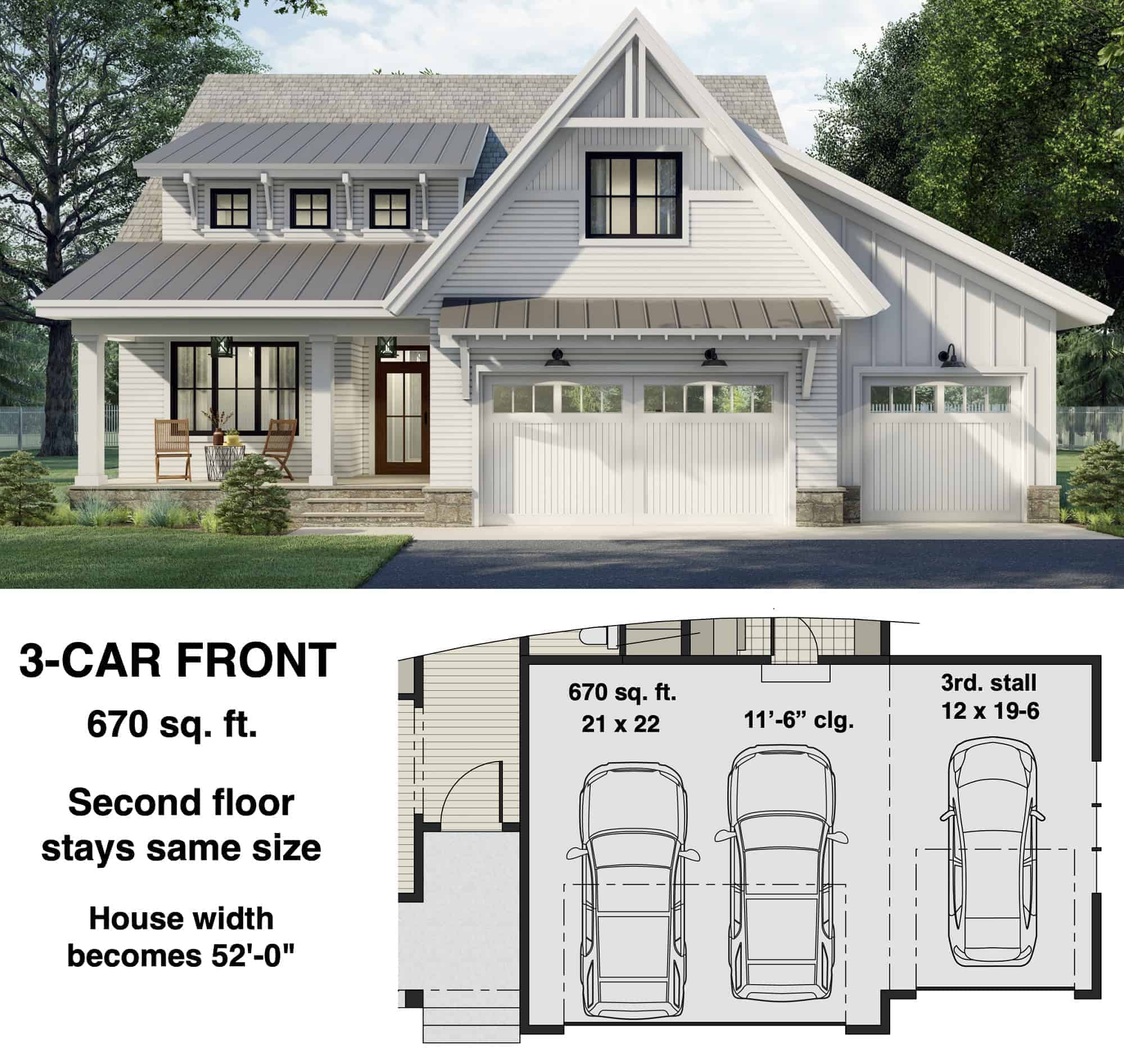 Garage of Farmhouse Plan #165-1186