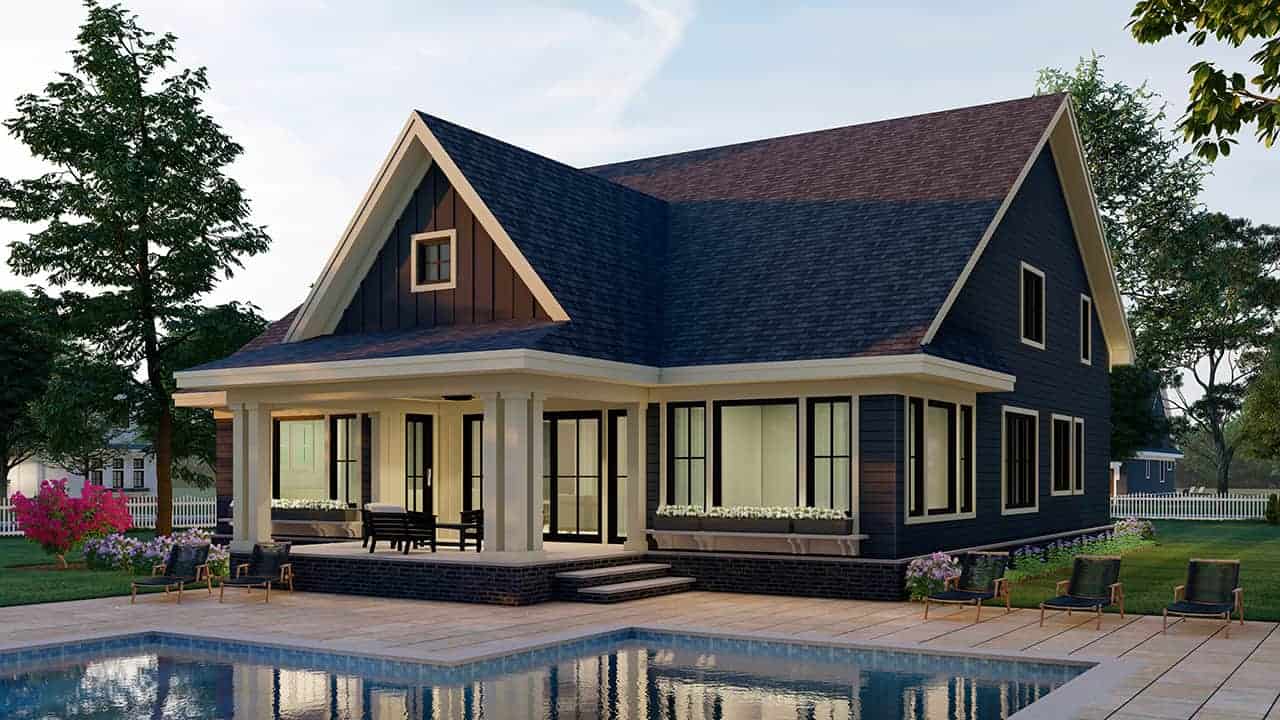 Pool of this 3-Bedroom, 2801 Sq Ft Plan - 165-1187