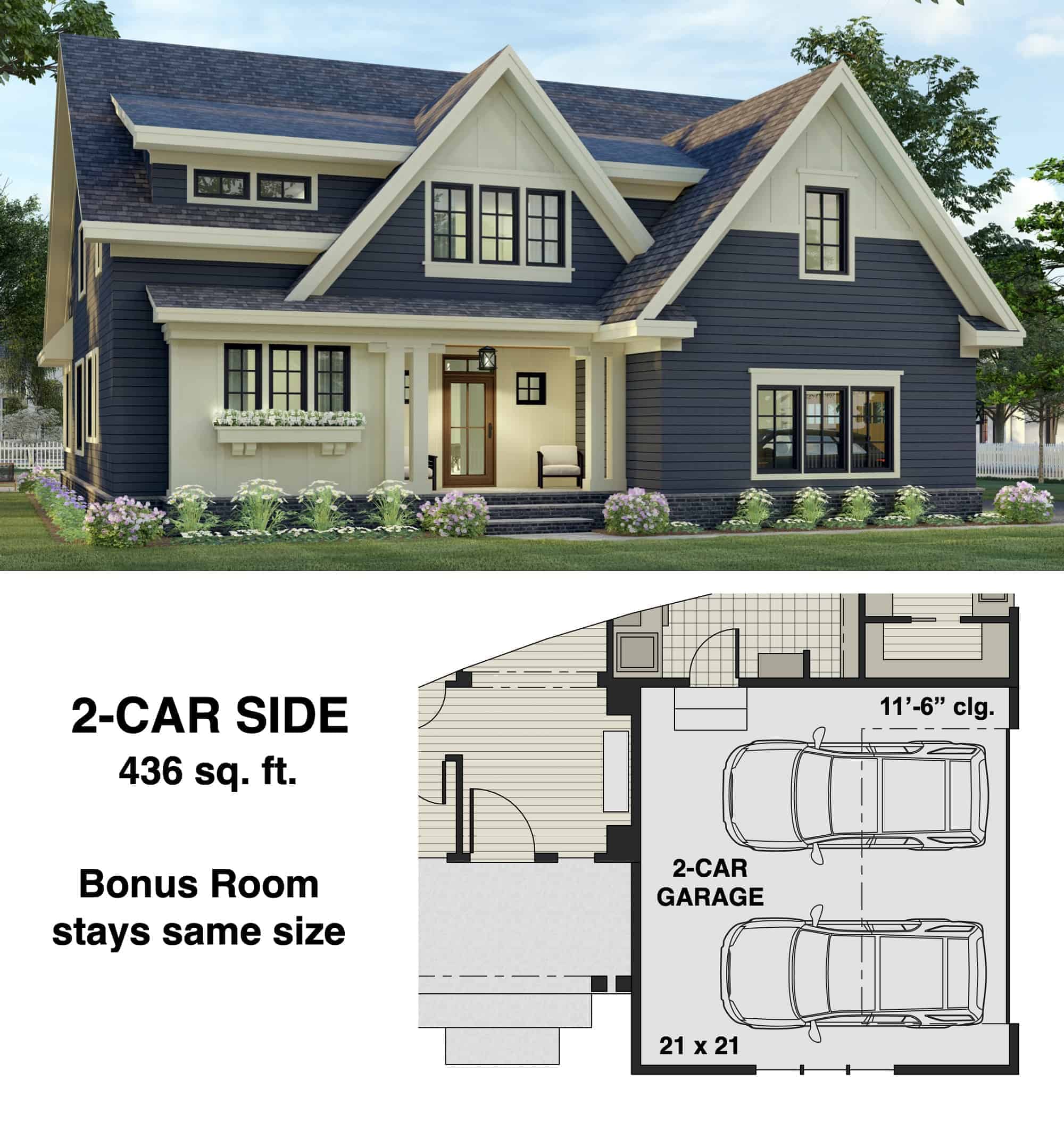 Garage of Contemporary Plan #165-1187