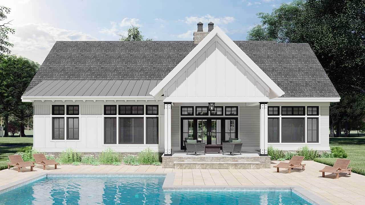 Pool of this 3-Bedroom, 2122 Sq Ft Plan - 165-1189