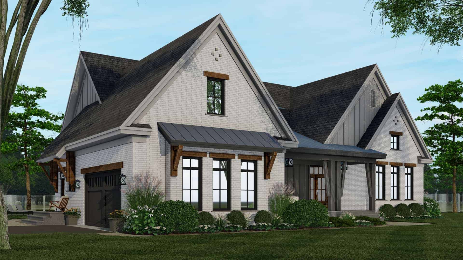 Front View of this 3-Bedroom, 2364 Sq Ft Plan - 165-1192
