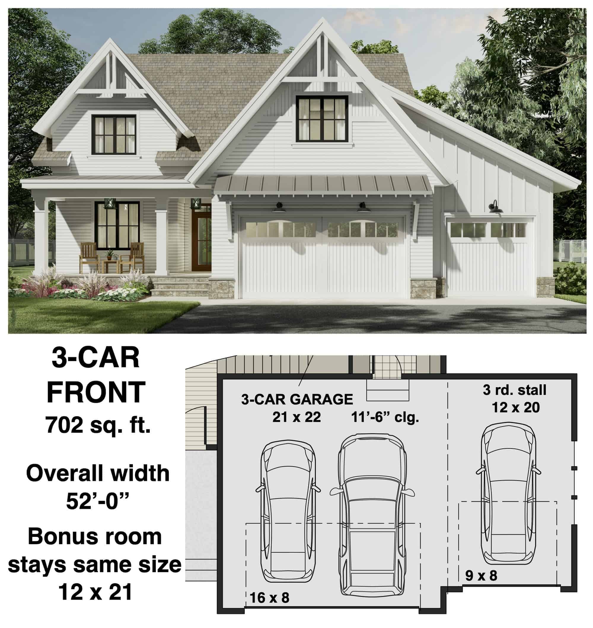 Garage of Farmhouse Plan #165-1193