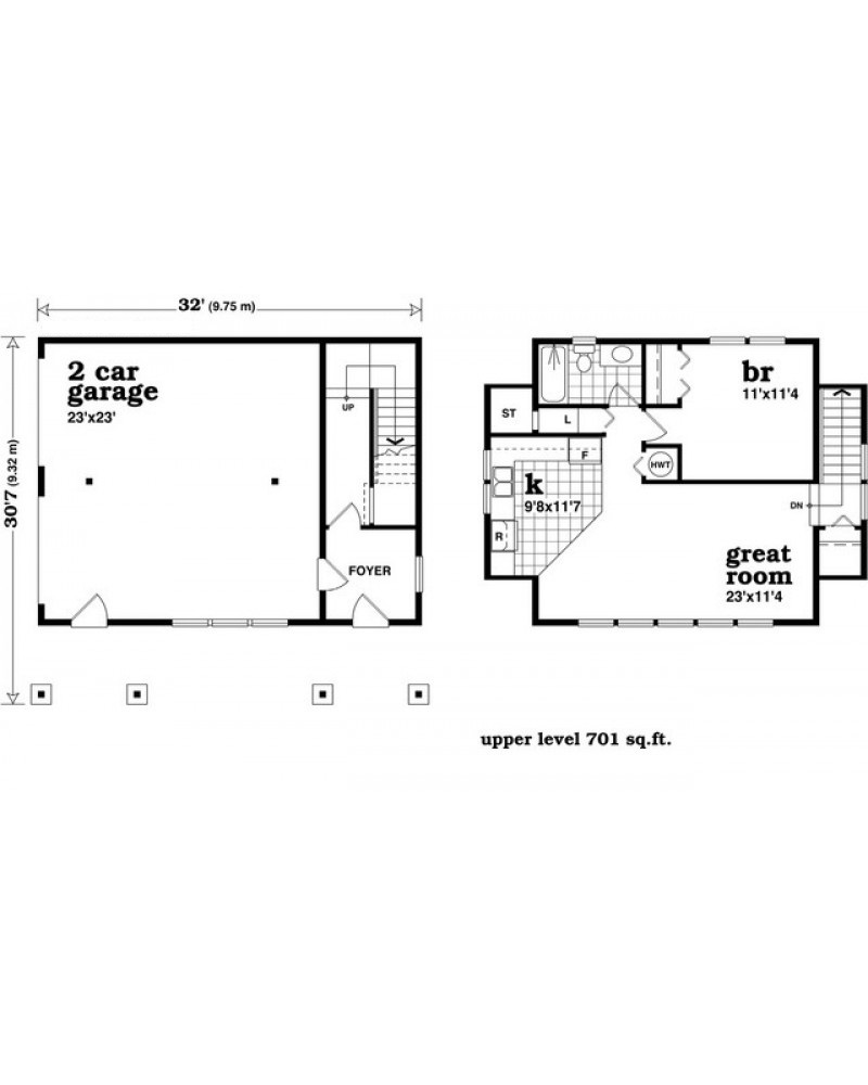 Floor Plan First Story of Craftsman Plan #167-1008