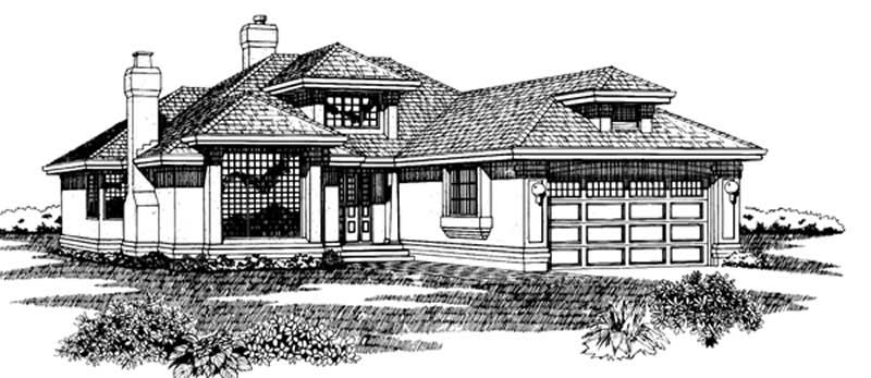 Main image for house plan # 7097