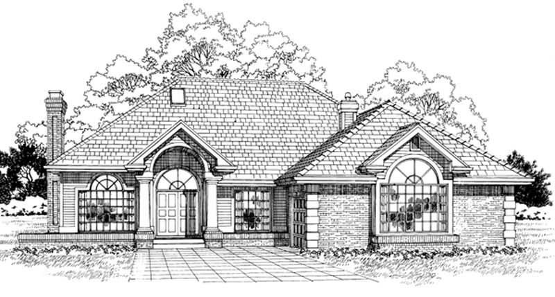 Main image for house plan # 7186
