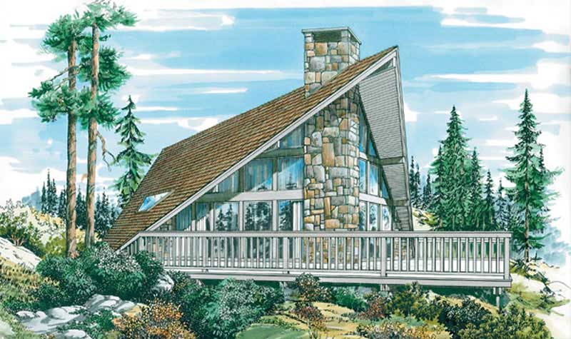 Contemporary home (ThePlanCollection: Plan #167-1194)