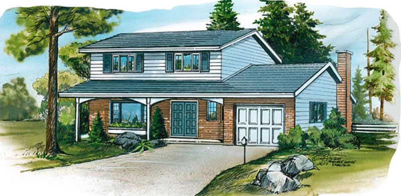 Small House Plans home (ThePlanCollection: Plan #167-1200)