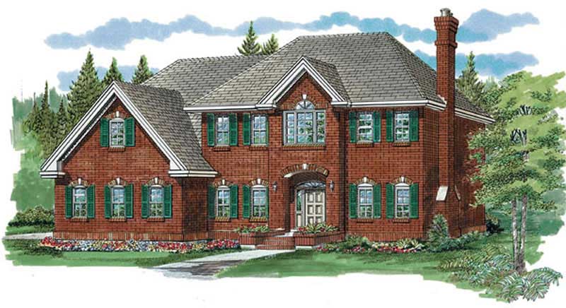European home (ThePlanCollection: Plan #167-1222)