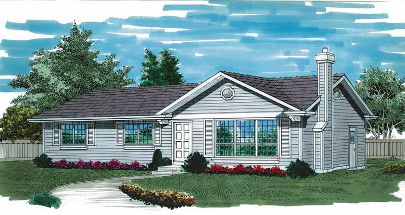 Main image for house plan # 7141