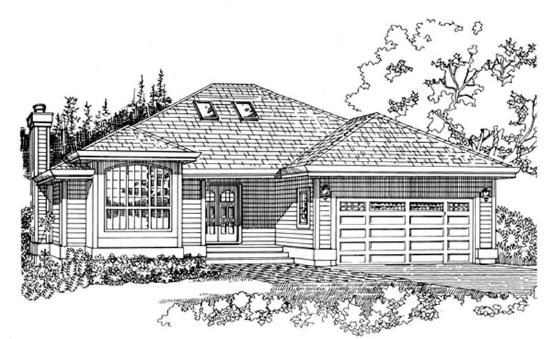 Main image for house plan # 7230