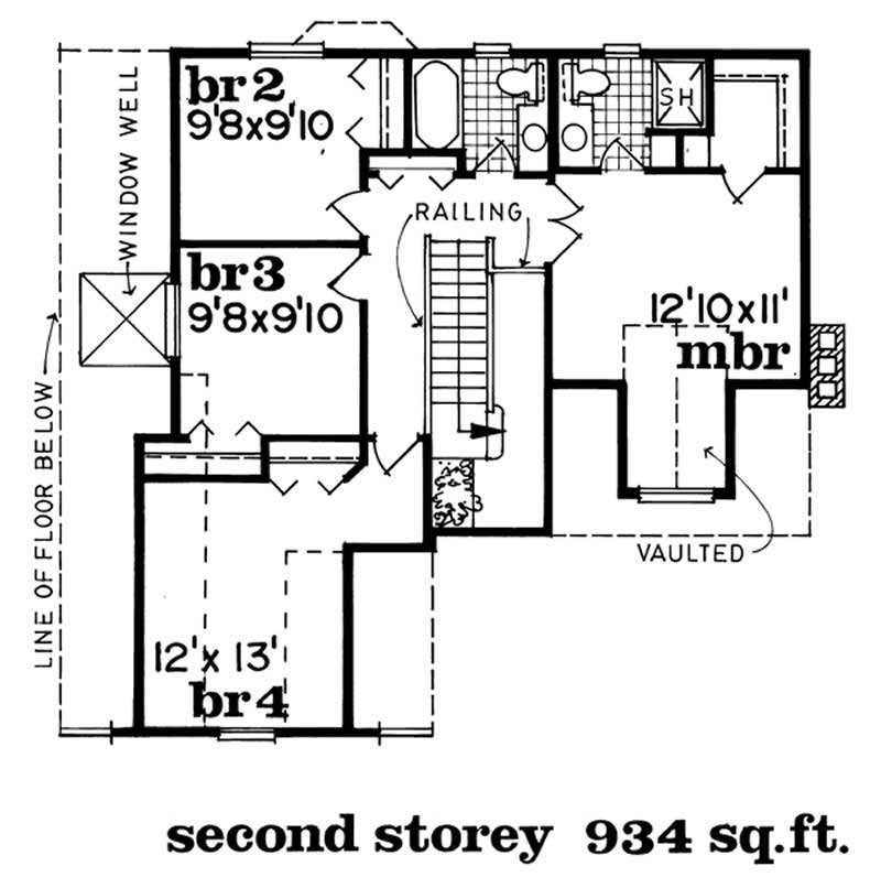  of this 4-Bedroom, 1748 Sq Ft Plan - 167-1333