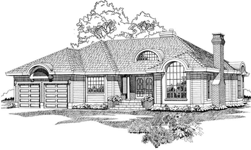 European home (ThePlanCollection: Plan #167-1342)