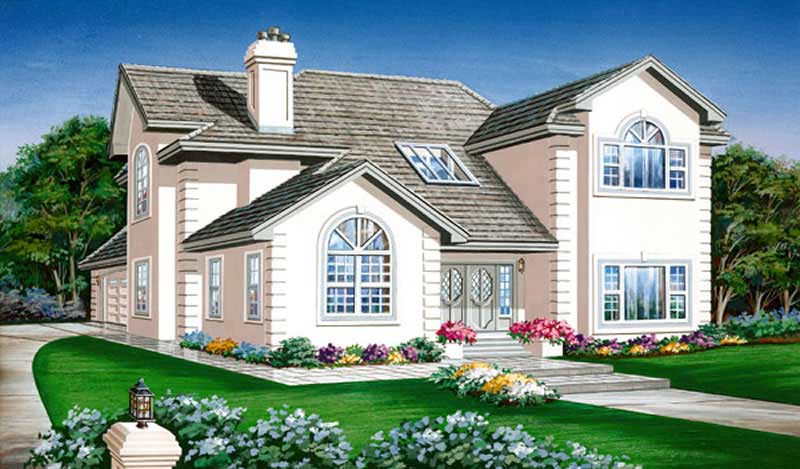 European home (ThePlanCollection: Plan #167-1349)