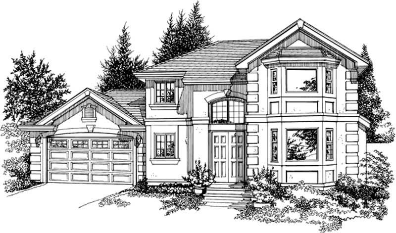 Contemporary home (ThePlanCollection: Plan #167-1360)