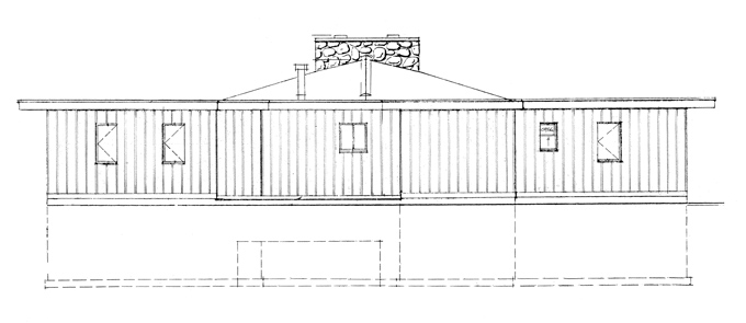 Home Plan Front Elevation of this 3-Bedroom,1180 Sq Ft Plan -167-1378