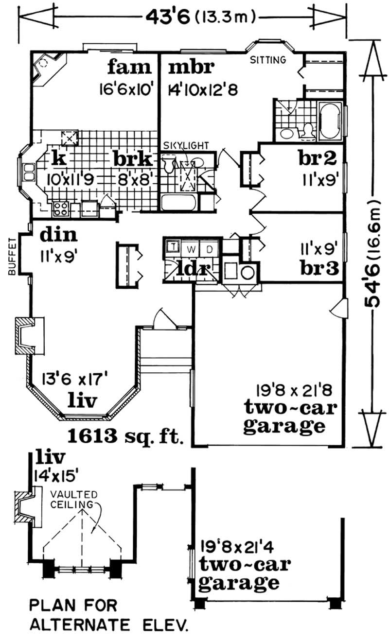  of this 3-Bedroom, 1616 Sq Ft Plan - 167-1390
