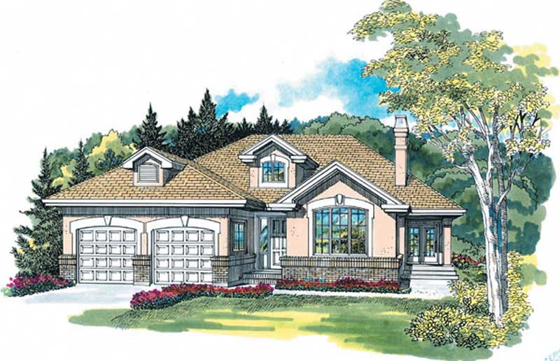 Contemporary home (ThePlanCollection: Plan #167-1434)