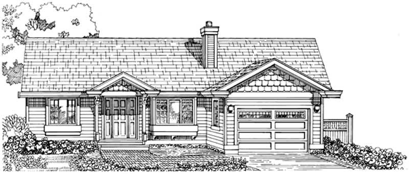 Main image for house plan # 7224