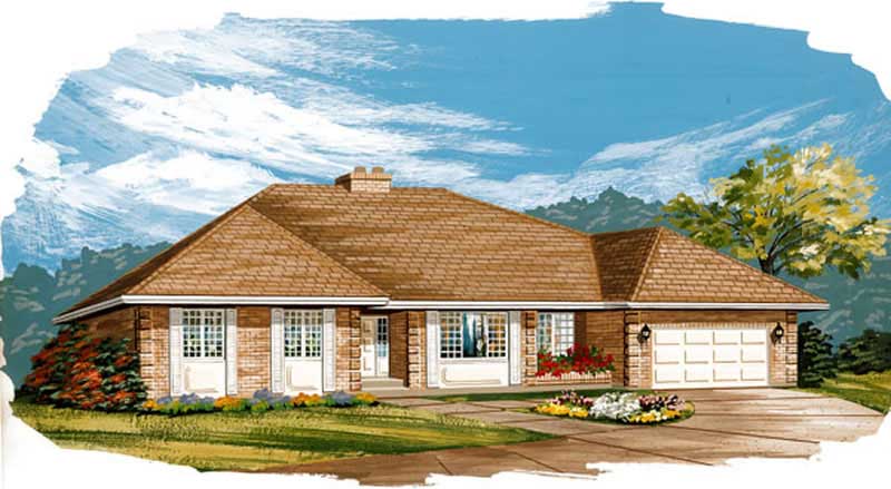 European home (ThePlanCollection: Plan #167-1454)