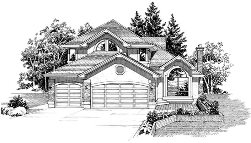European home (ThePlanCollection: Plan #167-1481)