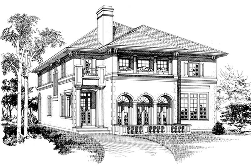 Mediterranean Plans rendering image.