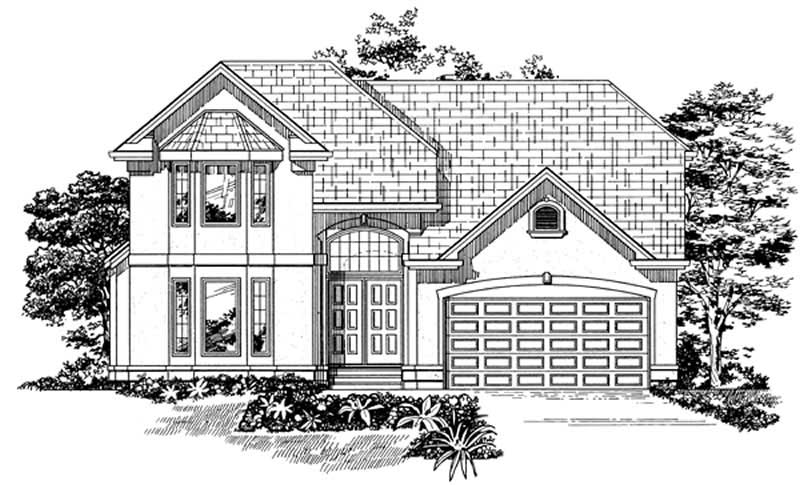 Ranch home (ThePlanCollection: Plan #167-1535)