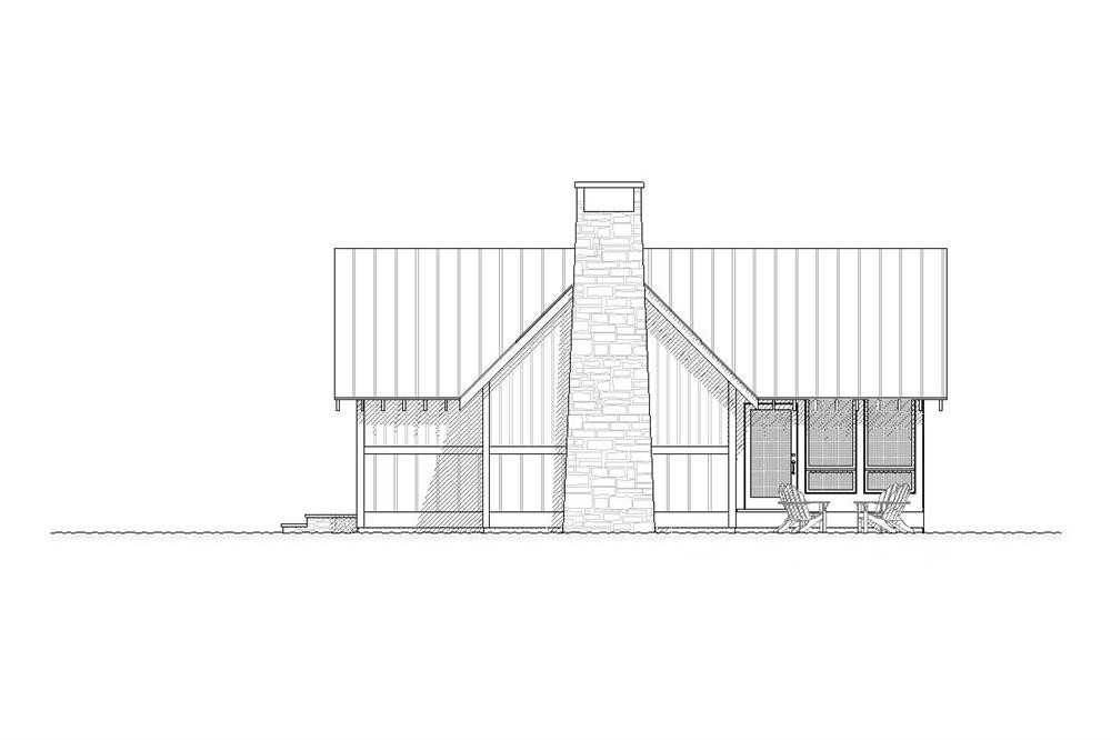 Home Plan Right Elevation of this 3-Bedroom,2208 Sq Ft Plan -168-1001