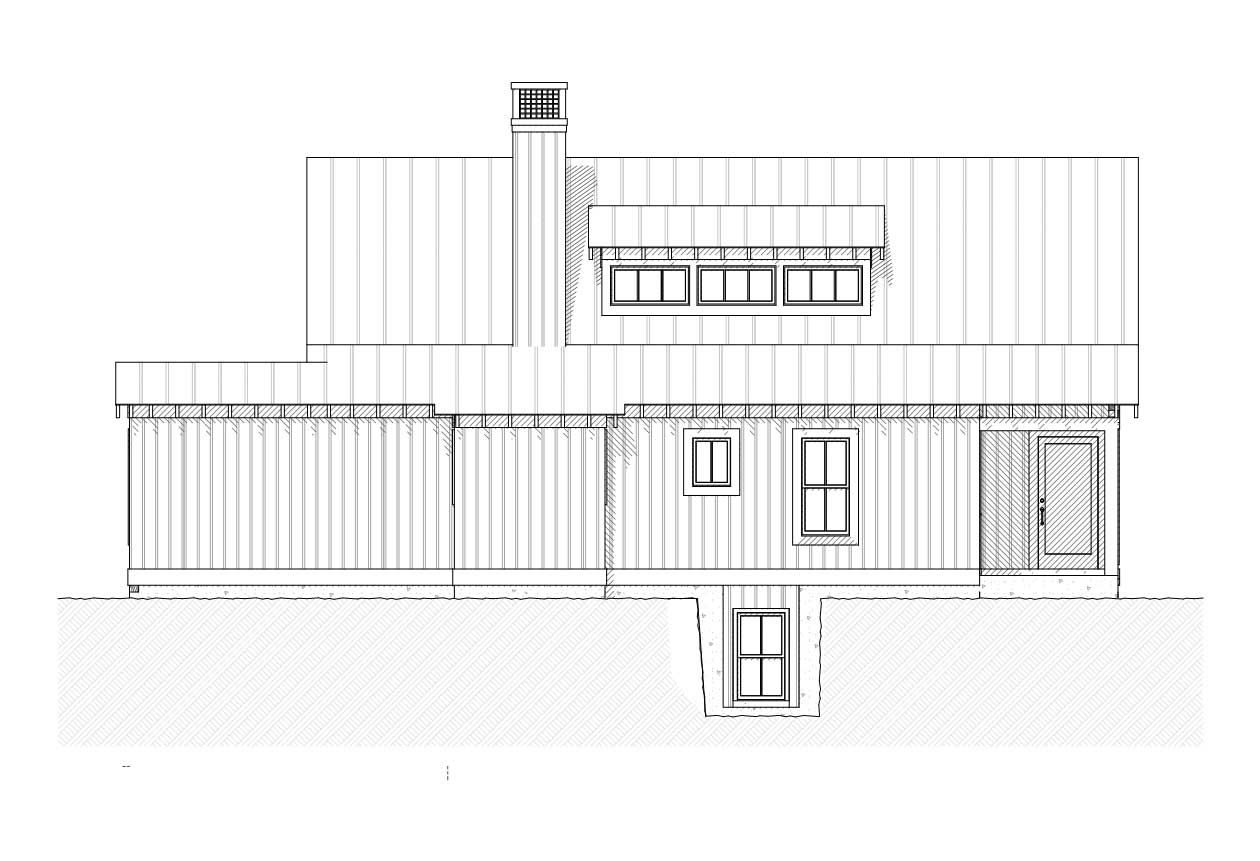 Home Plan Left Elevation of this 3-Bedroom,2299 Sq Ft Plan -168-1011