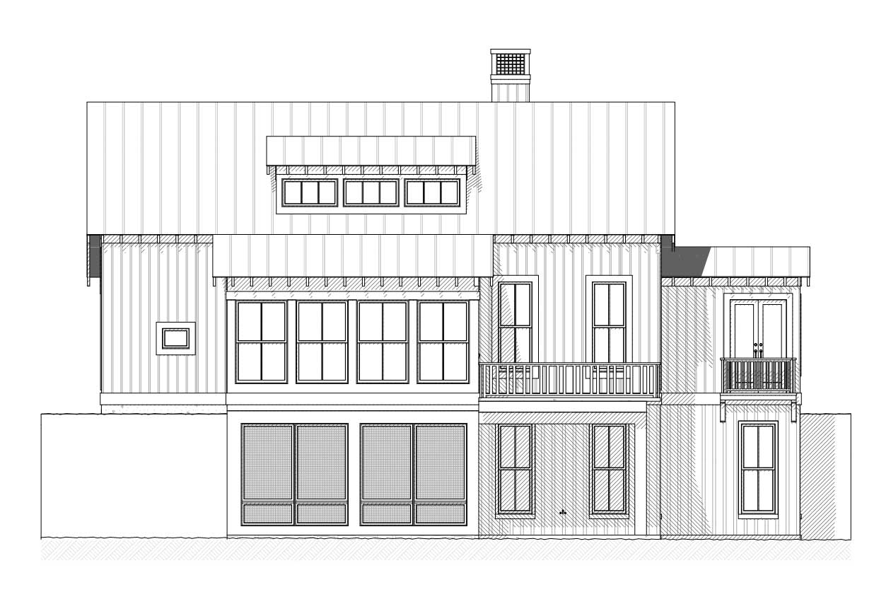 Home Plan Right Elevation of this 3-Bedroom,2299 Sq Ft Plan -168-1011