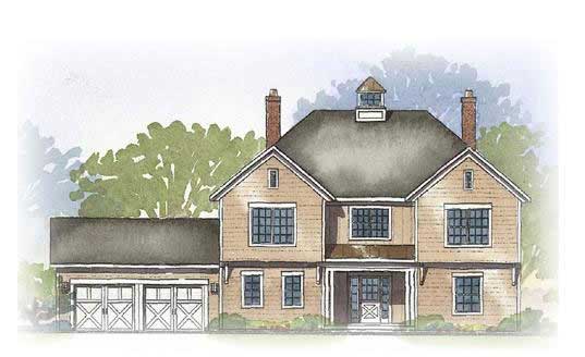 This is a colored rendering of these European Homeplans.