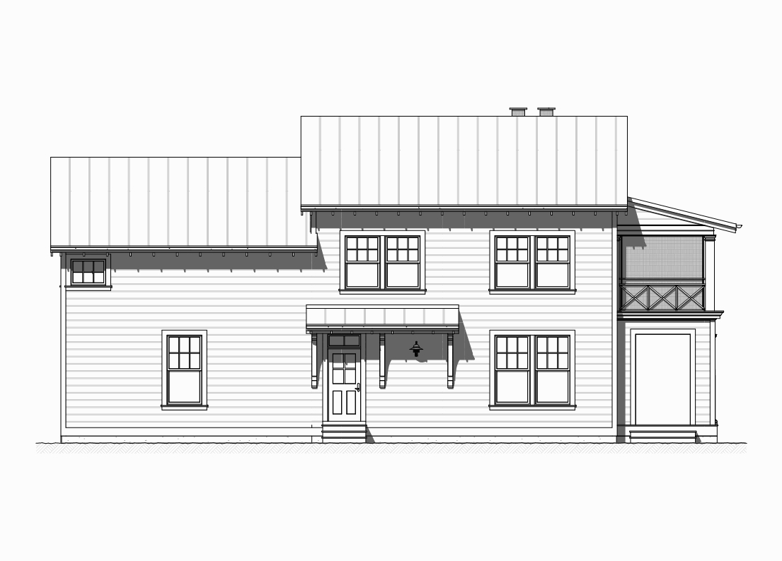 Home Plan Left Elevation of this 3-Bedroom,1929 Sq Ft Plan -168-1122