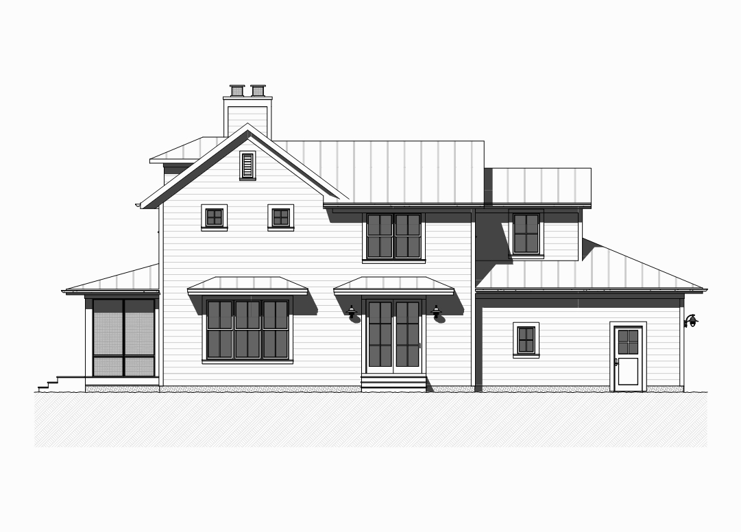 Home Plan Right Elevation of this 3-Bedroom,1997 Sq Ft Plan -168-1128