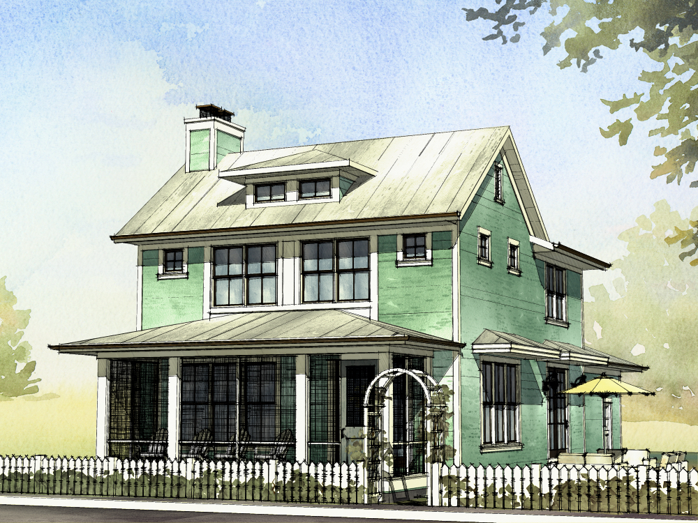 Front View of this 3-Bedroom, 1997 Sq Ft Plan - 168-1128