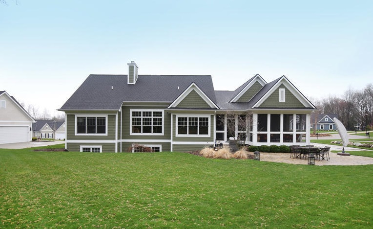 Rear View of this 3-Bedroom,3395 Sq Ft Plan -3395
