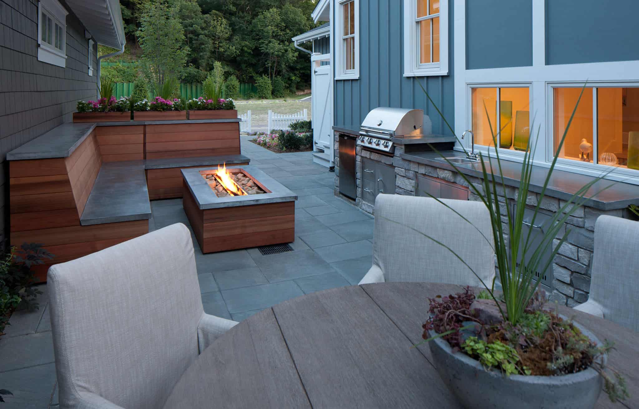 Outdoor Kitchen of this 4-Bedroom,3479 Sq Ft Plan -168-1143