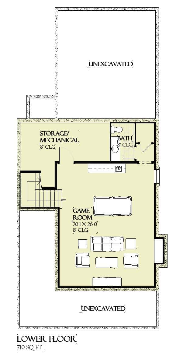 Basement of Coastal Plan #168-1143