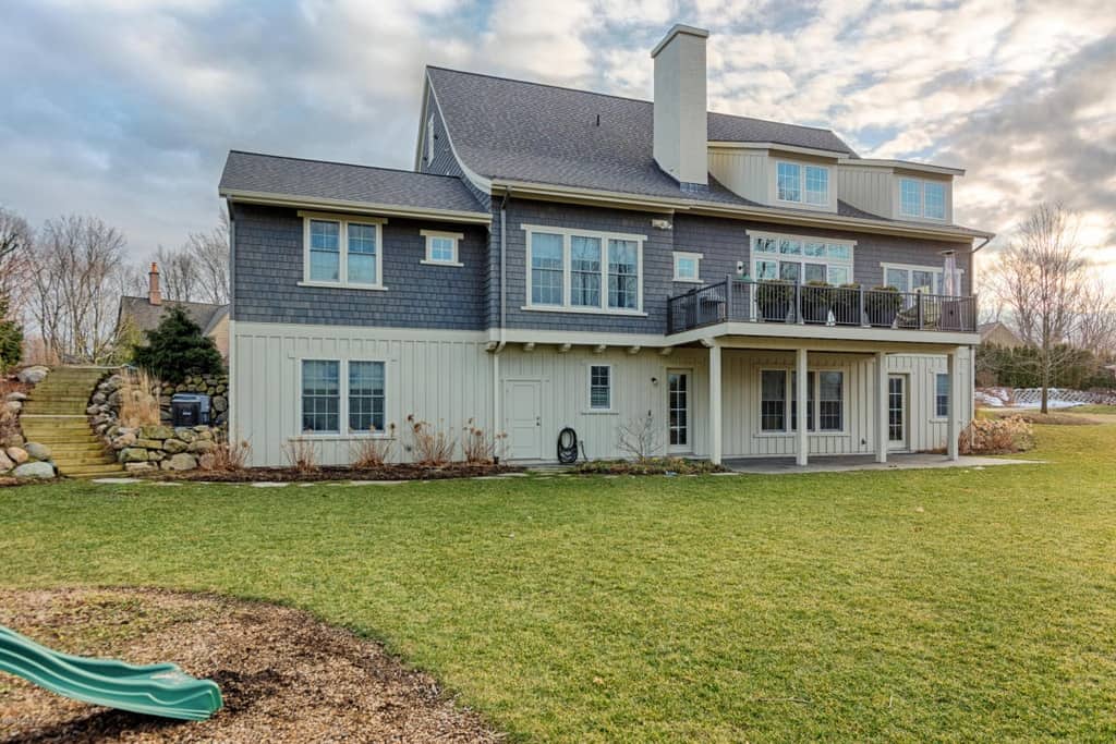 Rear View of this 4-Bedroom,4657 Sq Ft Plan -168-1146